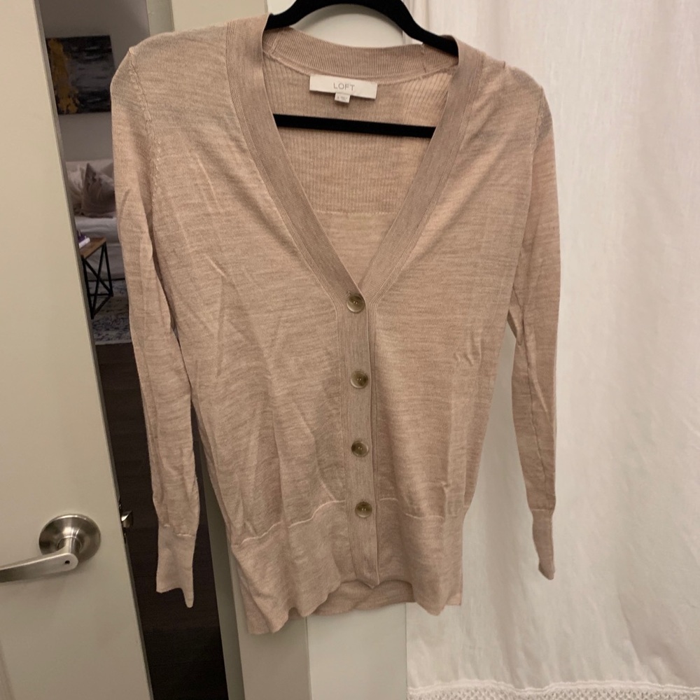 Beige Loft sweater